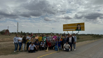 Фотография к новости: Жезқазған қаласында “Таза Қазақстан” экологиялық акциясы өтті