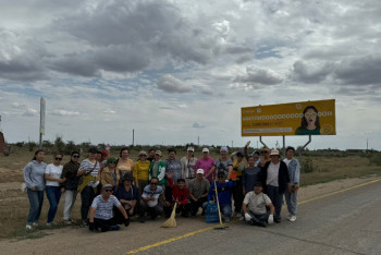 Фотография к новости: Жезқазған қаласында “Таза Қазақстан” экологиялық акциясы өтті