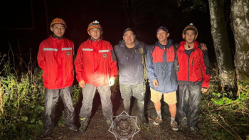 Фотография к новости: ТЖМ құтқарушылары жоғалған туристерді тауып алды