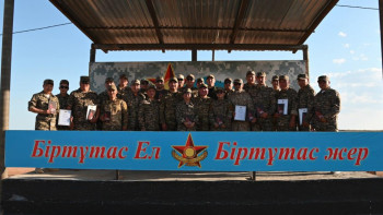 Фотография к новости: Әкімдер мен олардың көмекшілері жауынгерлік дайындықтан өтті