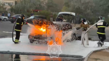 Фотография к новости: Автокөлікті өрттен қорғау үшін не істеу қажет