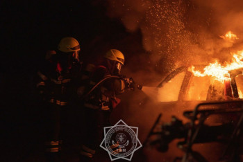 Фотография к новости: Бір тәулікте 7 автокөлік өртке оранды