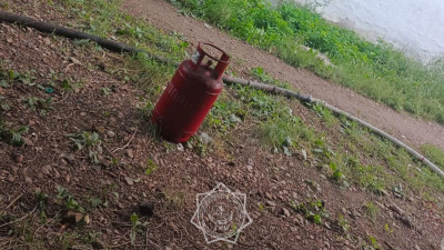 Көкшетауда құтқарушылар өрттен газ баллонын алып шықты