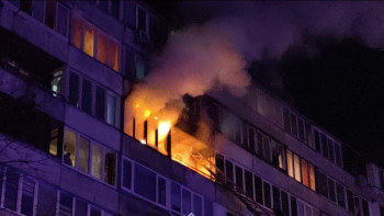 Фотография к новости: Екібастұз бен Сәтбаев қалаларында балкон өртенді