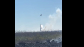 Фотография к новости: Атырау облысында қамыс өртеніп жатыр