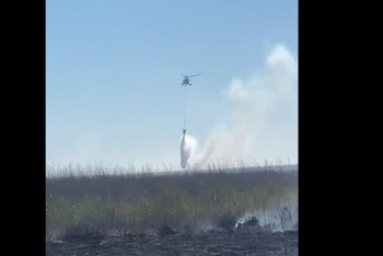 Фотография к новости: Атырау облысында қамыс өртеніп жатыр