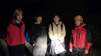 Фотография к новости: Алматыда жас туристер құтқарылды