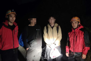 Фотография к новости: Алматыда жас туристер құтқарылды