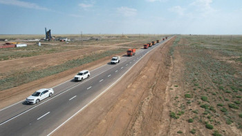 Фотография к новости: БҚО-да республикалық маңызы бар жолдың құрылысы аяқталды