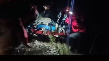 Фотография к новости: Алматы маңындағы тауда аяғы мен қолы сынған турист құтқарылды