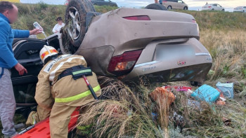 Фотография к новости: Ақмола облысында құтқарушылар ЖКО кезінде көмекке келді