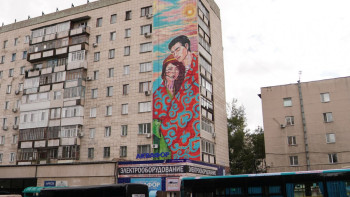 Фотография к новости: Қарағандыдағы үйлердің бірінде ғашықтар бейнесі пайда болды