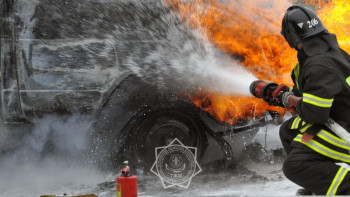 Фотография к новости: Өткен тәулікте төрт автокөлік өртенді