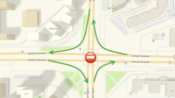 Фотография к новости: Астанада Тұран даңғылының учаскесі уақытша жабылады