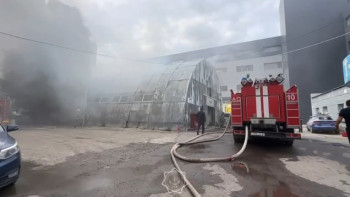 Фотография к новости: Көліктерге қызмет көрсету орталығындағы өрт сөндірілді