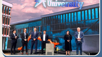 Фотография к новости: Energo University болашақ кампусының орнында уақыт капсуласы орналастырылды