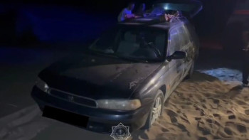 Фотография к новости: Жетісу облысында құтқарушылар құмға батып қалғандарға көмектесті