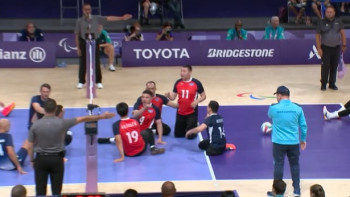 Фотография к новости: Қазақстан волейбол құрамасы Паралимпиадада Франциядан басым түсті