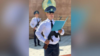 Фотография к новости: Қызылорда облысында жас полицейлер ант қабылдады