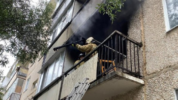 Фотография к новости: Ақмола облысында пәтер өртенді