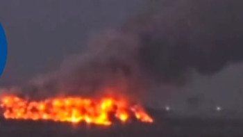 Фотография к новости: Астанада қоқыс полигоны өртеніп жатыр