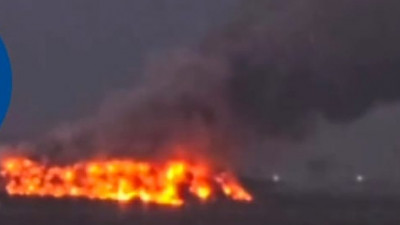 Астанада қоқыс полигоны өртеніп жатыр