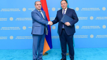 Фотография к новости: Қазақстанның Армениямен достық пен ынтымақтастық туралы шартына 25 жыл толды