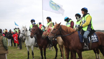 Фотография к новости: Солтүстік Қазақстанда "Ұлы Дала жорығы" халықаралық марафоны басталды