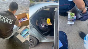 Фотография к новости: СҚО-да полиция қызметкерлері вейп сатушыларды ұстады