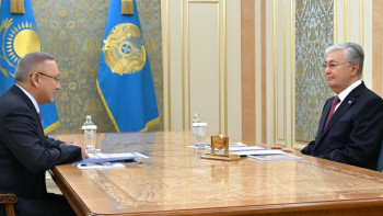 Фотография к новости: Жетісу облысының әкімі Бейбіт Исабаев Мемлекет басшысына есеп берді