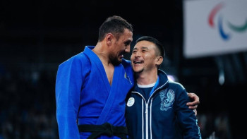 Фотография к новости: Дзюдошы Ерғали Шәмей – Паралимпиада ойындарының күміс жүлдегері