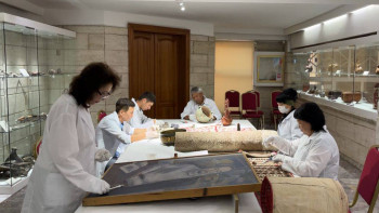 Фотография к новости: Алматыда  музей жәдігерлерін қалпына келтіру орталығы құрылды
