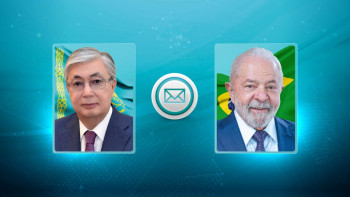 Фотография к новости: Тоқаев Бразилия Президентін Тәуелсіздік күнімен құттықтады