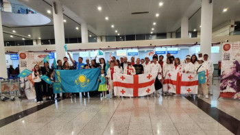 Фотография к новости: Грузиялық спортшылар Ұлы даладағы кездесуге жол тартты