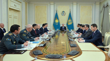 Фотография к новости: Президент Қауіпсіздік Кеңесінің отырысын өткізді