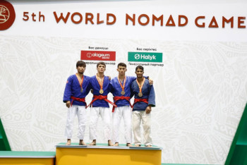 Фотография к новости: Қазақстандық спортшылар курашты 13 жүлдемен қортындылады