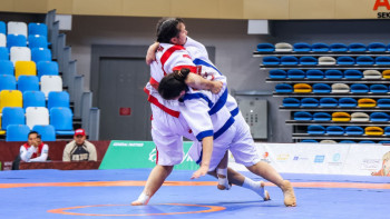 Фотография к новости: Қазақ күресінен 5 спортшы алтын үшін күреседі