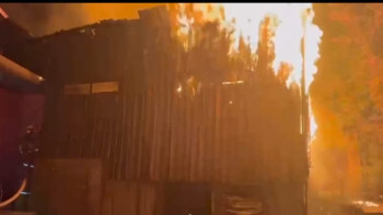 Фотография к новости: Алматы облысының Боралдай кентінде монша өртенді