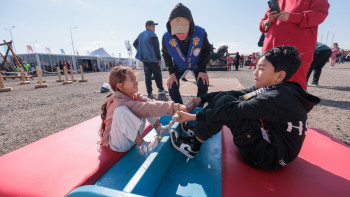 Фотография к новости: Көшпенділер ойыны: Ойын баласына да орын бар