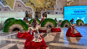 Фотография к новости: Фоторепортаж: Алматылықтар Кореяның  дәстүрлі өнерімен танысты