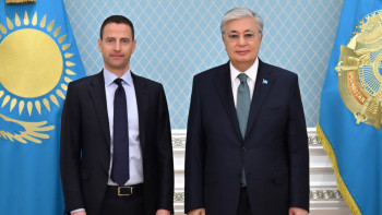 Фотография к новости: Мемлекет басшысы Glencore компаниясының бас директорын қабылдады