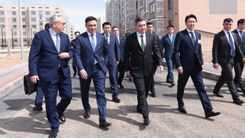 Фотография к новости: Бектенов Шымкент қаласының дамуымен танысты