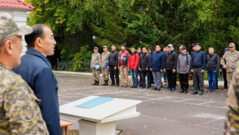 Фотография к новости: Елордада әскери оқу-жаттығу жиындары басталды