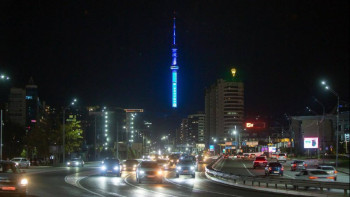 Фотография к новости: Алматыда «Көктөбе» телемұнарасы мерекелік жарықтандыруға қосылады