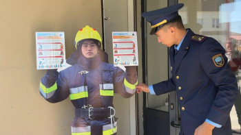 Фотография к новости: Жетісу облысында қауіпсіздік манекендері дайындалды