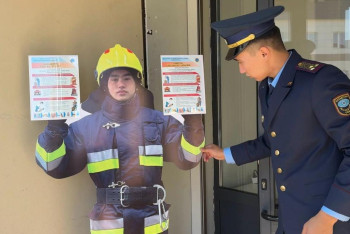 Фотография к новости: Жетісу облысында қауіпсіздік манекендері дайындалды