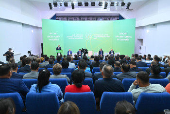 Фотография к новости: Сенат төрағасы Алматы облысының тұрғындарымен АЭС салу мәселесін талқылады