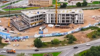 Фотография к новости: Семейде көпфункционалды Оқушылар сарайының құрылысы жүріп жатыр