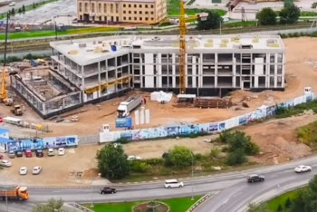 Фотография к новости: Семейде көпфункционалды Оқушылар сарайының құрылысы жүріп жатыр