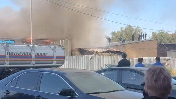 Фотография к новости: Алматыда базардан тағы да өрт шықты